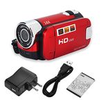 Handycam My Camcorder Fhd 1920X1080P High Definition Abs Full Hd Rotation 16X High Definition Digital Camcorder Video Dv Camera (Red)