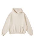 Hatant Hoodies for Men Acid Wash Athletic Hoodie Midweight Fleece Sweatshirts for Men Oversized Street Breaking Skateboarding, Beige, M