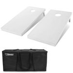 GoSports 4 ft x 2 ft Regulation Size Wooden Cornhole Boards Set - Includes Carrying Case and Over 100 Optional Bean Bag Colors