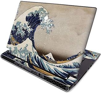 MightySkins Skin for Alienware M15 R2 (2019) - Great Wave of Kanagawa | Protective, Durable, and Unique Vinyl Decal Wrap Cover | Easy to Apply, Remove, and Change Styles | Made in The USA