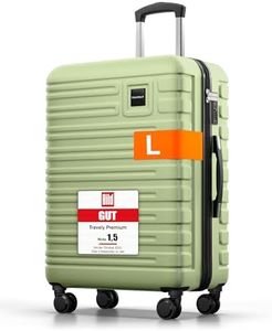 Travely Polycarbonat Koffer Groß 67cm L - 60L Innenvolumen - sehr robuster Hartschalenkoffer mit sanften Rollen & TSA Schloss, Reisekoffer, Handgepäck Koffer, Reisekoffer mit Rollen