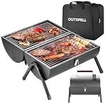 Protable Charcoal Grill Outdoor Sto