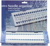 Pako Organiser Storage Needle Organiser - Cross Stitch Accessories - for Embroidery Needle - with 10 Blank Code Cards