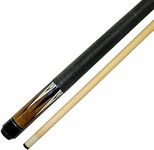 Iszy Billiards BND-01-42-17 Short 42" 2Piece Hardwood Maple Pool Cue Billiard Stick 17 Oz,Brown Black