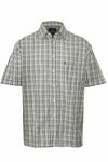 Champion Mens Doncaster Country Casual Short Sleeve Shirt Green Check XL