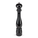 PEUGEOT - Paris u'Select 40 cm Pepper Mill - 6 Predefined Grind Settings - Made with PEFC Certified Wood - Made in France - Black Laquered Colour