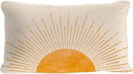 OGILRE Sun Sunrise Sunshine Abstract Home Girls Bedroom Decorations Soft Throw Pillow Cover, Sunset Pillow Case Pillowcase, 12x20 Inch