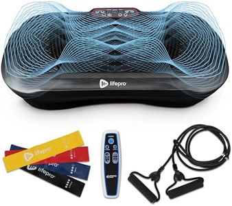 LifePro Waver Vibrationsplatte Trainingsgerät – Ganzkörper-Workout-Vibrations-Fitness-Plattform mit Schlaufenbändern – Heimtrainingsgerät für Gewichtsverlust und Straffung