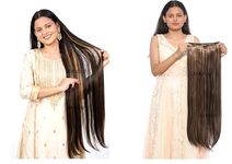 Artifice 40 Inch 5 Clip In Hair Extension, Brown Mix Blonde Highlighted