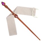 Magic Wand Wizard Witch Sorcerer Wands Costume Props Cosplay Accessories (Gem)