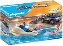 Playmobil - Pick-Up with Speedboat