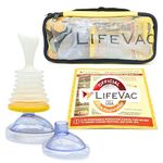 LifeVac Yellow Travel Kit - Choking Rescue Device, Portable Suction Rescue Device First Aid Kit for Kids and Adults, Portable Airway Suction Device | Anti Choking Device for Children and Adults