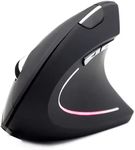 SYLENO Wireless Ergonomic Mouse, Long Battery Life, Lightweight, 3 DPI Settings, For Office Use, Laptops, Desktops, PC, Macs