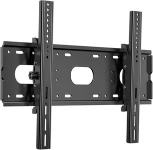 JXMTSPW TV Wall Bracket for Most 42-85 Inch LED LCD Plasma Flat Curved TVs Monitor, Universal Tilt TV Wall Mount UP and Down with Max VESA 700x500mm, Up to 100kg, Large Wall Mount TV Bracket