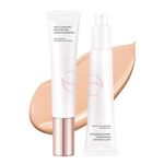 MrCuvaryas BB Cream Light, BB Cream Foundation Cover Blemishes, Age Perfect BB Cover, Tinted Moisturiser Face Women, Oil Control Cushion Foundation for All Skin Types,Hydrating,Even Skin Tone(Natural)