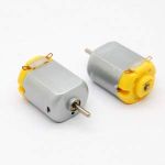 ICSTORE - DC MOTOR 3V~6V ELECTRIC MOTOR - YELLOW BASE 2 PCS