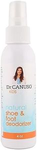 Kids Foot Spray by Dr. Canuso, Natural Shoe Freshener for Kids and Adults, No Sticky Residue, Fights Stinky Feet and Strong Odors Fast, Packed with All Natural Essential Oils, Talcum Free