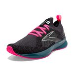 Brooks Women's, Levitate Stealthfit 5 Running Shoe, Black/Blue/Pink, 8.5