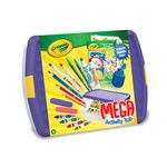 CRAYOLA Mega Activity Tub - Including Crayons, Markers, Pencils, Pens, Paints, Clays, Colouring Book and Stickers | Kids Arts sand Crafts | Ideal for Kids Aged 4+