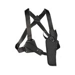 Uncle Mike's Black Kodra Nylon Sidekick Vertical Shoulder Holster (Size 3, Right-Hand)