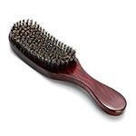 Haosie Boar Hair Brush, 100% Boar Wave Brush, Soft Bristles Brush, for Women and Men