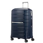 Samsonite Flux - Spinner L Expandable Suitcase, 75 cm, 111 L, Blue (Navy Blue)