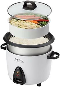 Aroma Housewares ARC-360-NGP 20-Cup Pot-Style Rice Cooker & Food Steamer, White