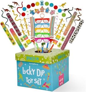THE TWIDDLERS 100 Jouets de Fête Anniversaire Lucky Dip pour Garçons & Filles - Kermesse, Pochettes Surprise, Cadeaux Invités, Récompenses, Prix, Pâques