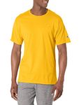 Champion Men's T-Shirt, Classic Tee for Men, Men's T-Shirt, Men's Tee (Reg. or Big & Tall), Team Gold, Large