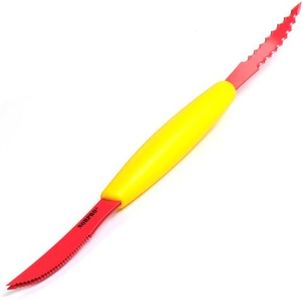 Norpro Nonstick Squirtless Grapefruit Knife, 8.75 inch, yellow and red