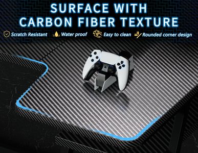 HOMIDEC L-Shaped Gaming Desk – Black Corner Computer Table