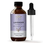 AVD Organics Lavender Essential Oil - 100% Pure and Natural Therapeutic Grade lavender oil | for Massage Aromatherapy, Relaxation, Sleep, Meditation, Skin, Diffuser Fragrance -3.38 fl. Oz