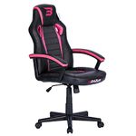 BraZen Salute PC Chair Gaming Chair for Adults Office Chair Computer Chairs Gaming Chairs for Adults Adult Gaming Chair Video Game Chairs Adult Chair - Black Pink