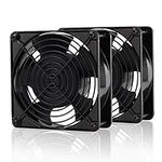 EZDIY-FAB 12cm 120mm 200CFM 4000RPM CPU Cooling Fan 12V DC 4-Pin Molex PC Computer High CFM Cooling Case Fan with Metal Finger Guard Grill for bitcoin mining/mining rig