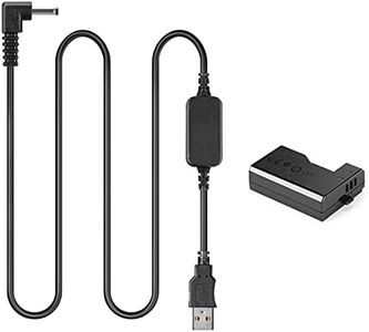 Raeisusp 5V USB Cable ACK-E10 + DR-E10 LP-E10 Dummy Batería Kit para Canon 1100d 1200d 1300d 3000D X50 X70 T3 T5 T6