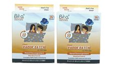 Bibo Clear Vapour Patch | A Hands' Free Inhaler | Naturally Ease Blocked Nose | Premium Ayurveda - Immunity Protector | 2 * 14 Patches