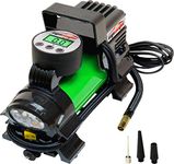 EPAuto Tire Inflator Digital 12V DC Portable Air Compressor Tire Pump, Green