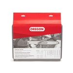 Oregon Premium Chainsaw Chain Sharpening Kit with Hard Case, Chainsaw Chain Sharpener with Files, Handles, Depth Gauge, Stump Vice, Felling Accessories (601981)