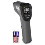 Etekcity Infrared Thermometer Temperature Gun -58°F to 1130°F, Laser Temp IR Tool for Cooking, Grill, Pizza Oven, Griddle with Adjustable Emissivity and Max Measure with Color LCD Screen Black