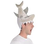Cozy & Vibrant Plush Gray Shark Hat