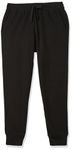 Amazon Essentials Women's Fleece Jogging Trouser (Available in Plus Size), Black, L