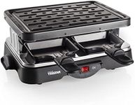 Tristar RA-2949 Campingartikel Raclette 4 Pans-Grill Plate, Plastic, 500 W, Multi-Coloured