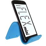 iFLEX Mini Flexible Phone Holder for Travel, Work and Home – This Travel Cell Phone Stand is The Perfect iPhone Holder and Works with Any Smartphone – Non-Slip Grip, Strong and Durable - Sky Blue