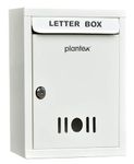 Plantex A4 Size Letter Box - Mail Box/Post Box/Letter Box for Home gate/Suggestion Box for Office- School/Complaint Box/Donation Box with Lock and Keys (Ivory) - Wall Mount