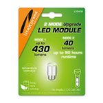 LiteXpress LXB430 2 Mode LED Upgrade Module 430 or 40 Lumen Only for 2 C/D Cell Maglite Torches