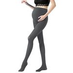 Vellette Maternity Pantyhose Women Adjustable Opaque Tights Pants for Pregnancy 180 Denier