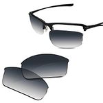 Glintbay 100% Precise-Fit Replacement Sunglass Lenses for Oakley WireTap - Polarized Grey Gradient