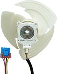 Refrigerator Condenser Fan Motor Assembly EAU63103301 Fit for LG and Kenmore Elite, Replace EAU63103302 ODM-033F-5B71 AP6235485 4509126 Electronics Ice Maker Fridge Cooling Fan Motor, DC12V 1A 4-pin