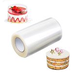 Cake Collar, 4 Inch Cake Transparent Film Mousse Collar Baking Surrounding Edge Decorating Roll (10.9 yd)