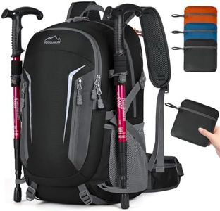 IGOLUMON 40L Hiking Backpacks, Lightweight Packable Backpack, Water Resistant Outdoor Sport Daypack for Climbing Skiing Touring